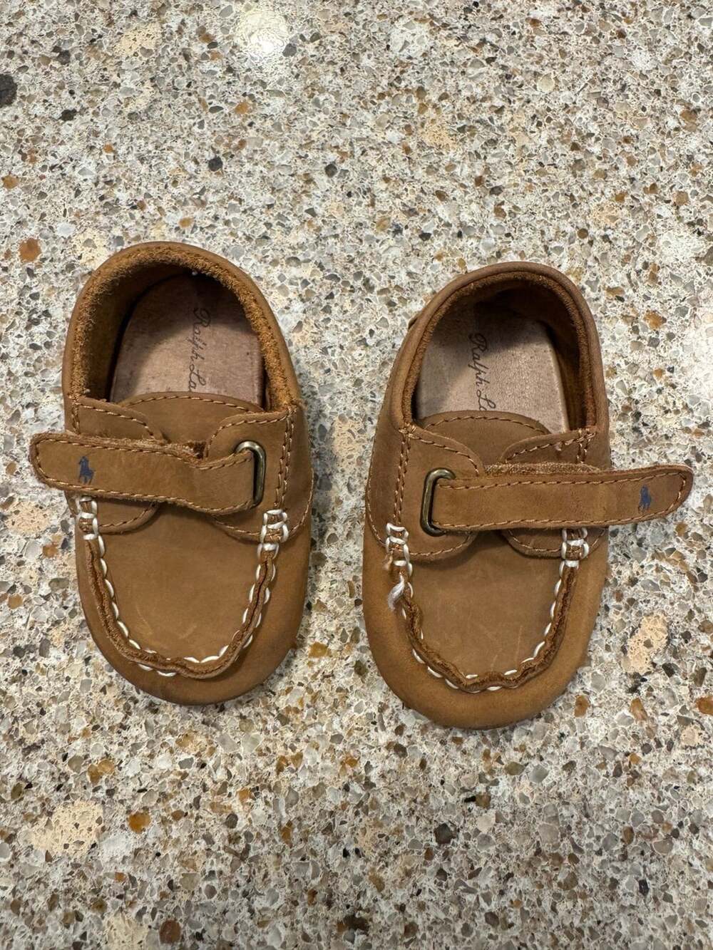 Ralph Lauren leather baby shoes size 3